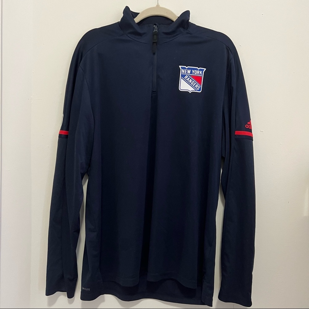 ADIDAS NHL men’s Rangers quarter zip